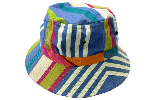 Bucket hat orienteering stripe by Decks and Stripes