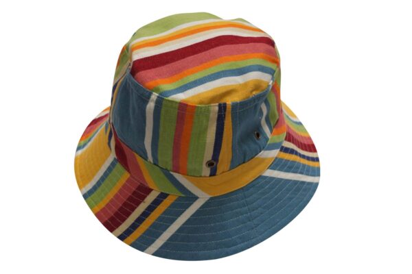 Striped hat cricket yellow by Decks and Stripes
