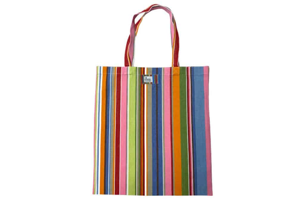 Striped tote bag baseball by Decks and Stripes Ireland