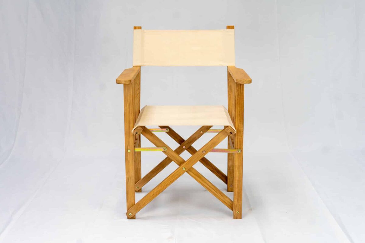 Cream | Teak Director's Chair - Image 2