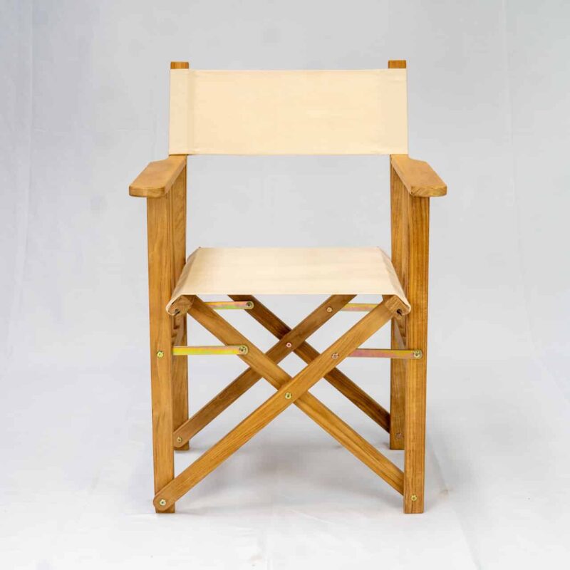Cream | Teak Director's Chair - Image 2