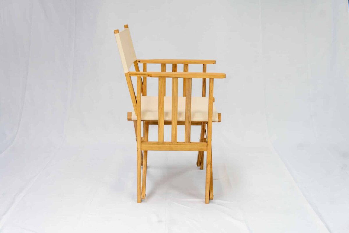 Cream | Teak Director's Chair - Image 3