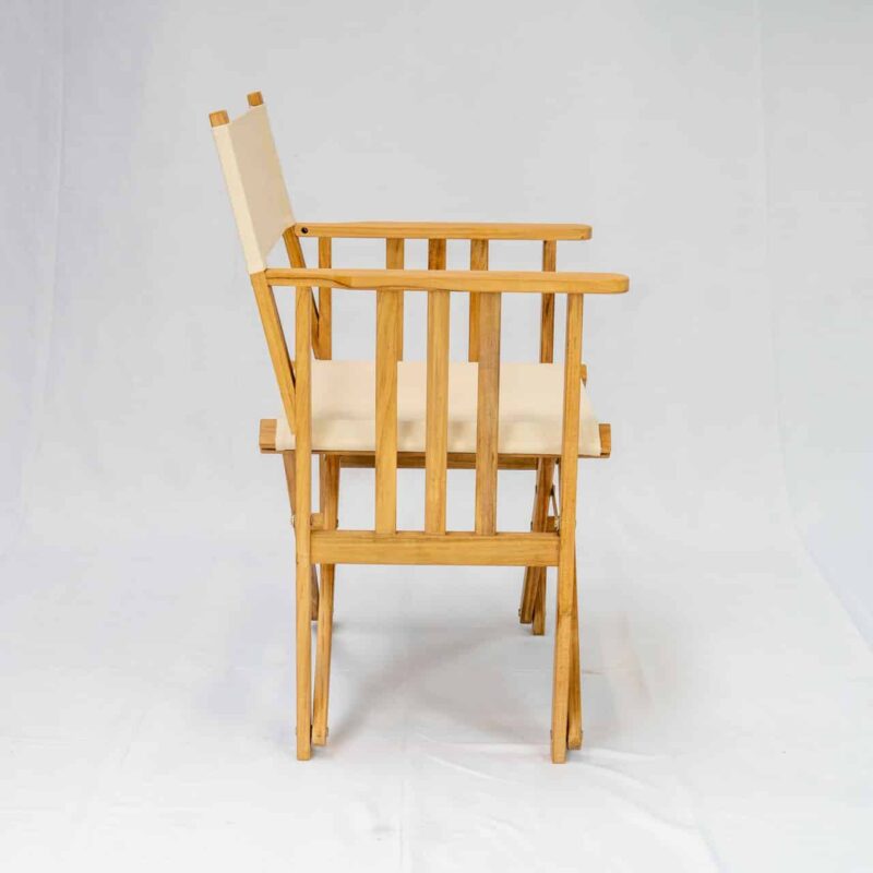 Cream | Teak Director's Chair - Image 3