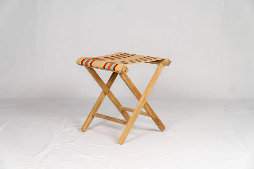 Dice Teak Event Stool