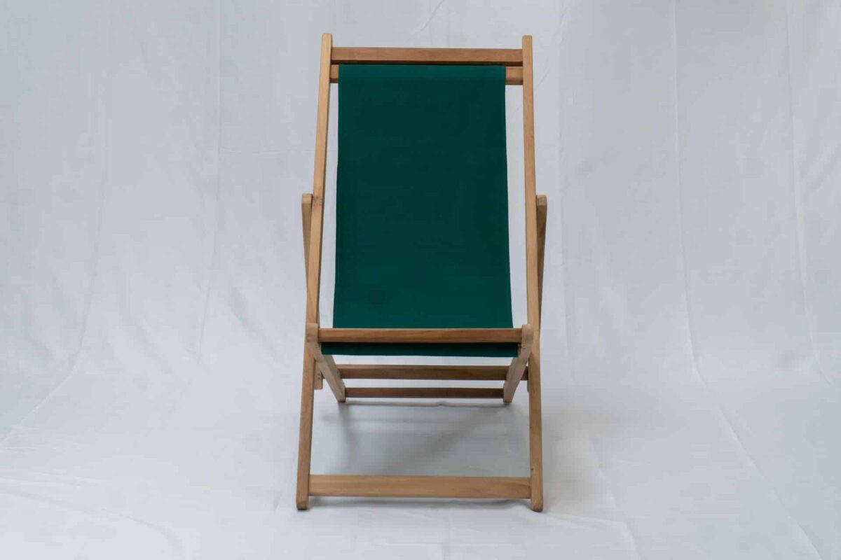 Green | Teak Deckchair - Image 3