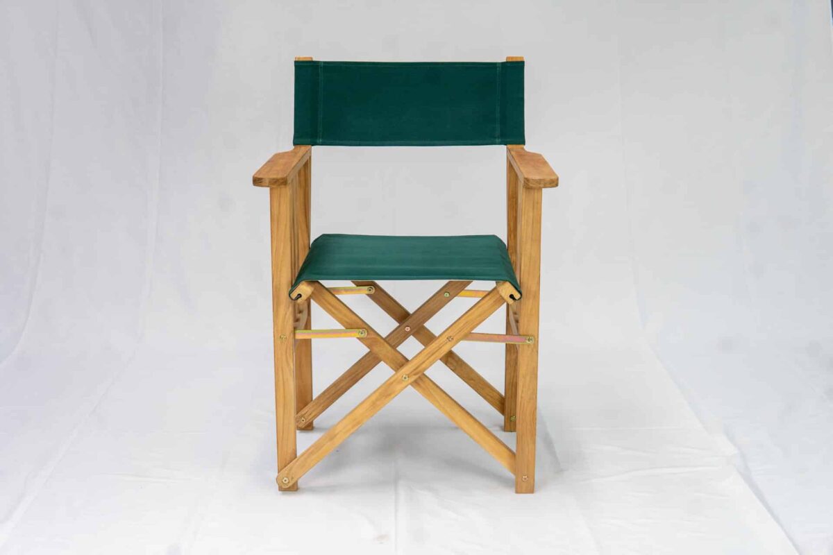 Green | Teak Director's Chair - Image 2