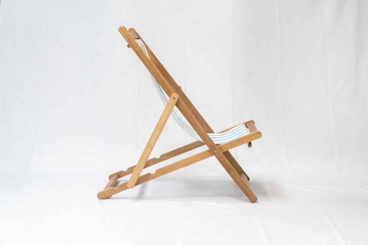 Ice Dancing | Teak Deckchair - Image 2