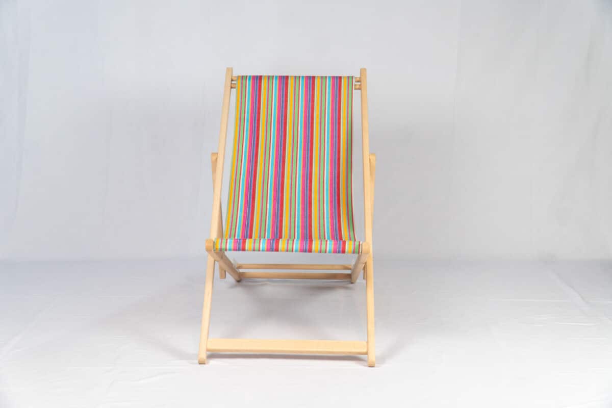 Karting Pink | Beechwood Deckchair - Image 3