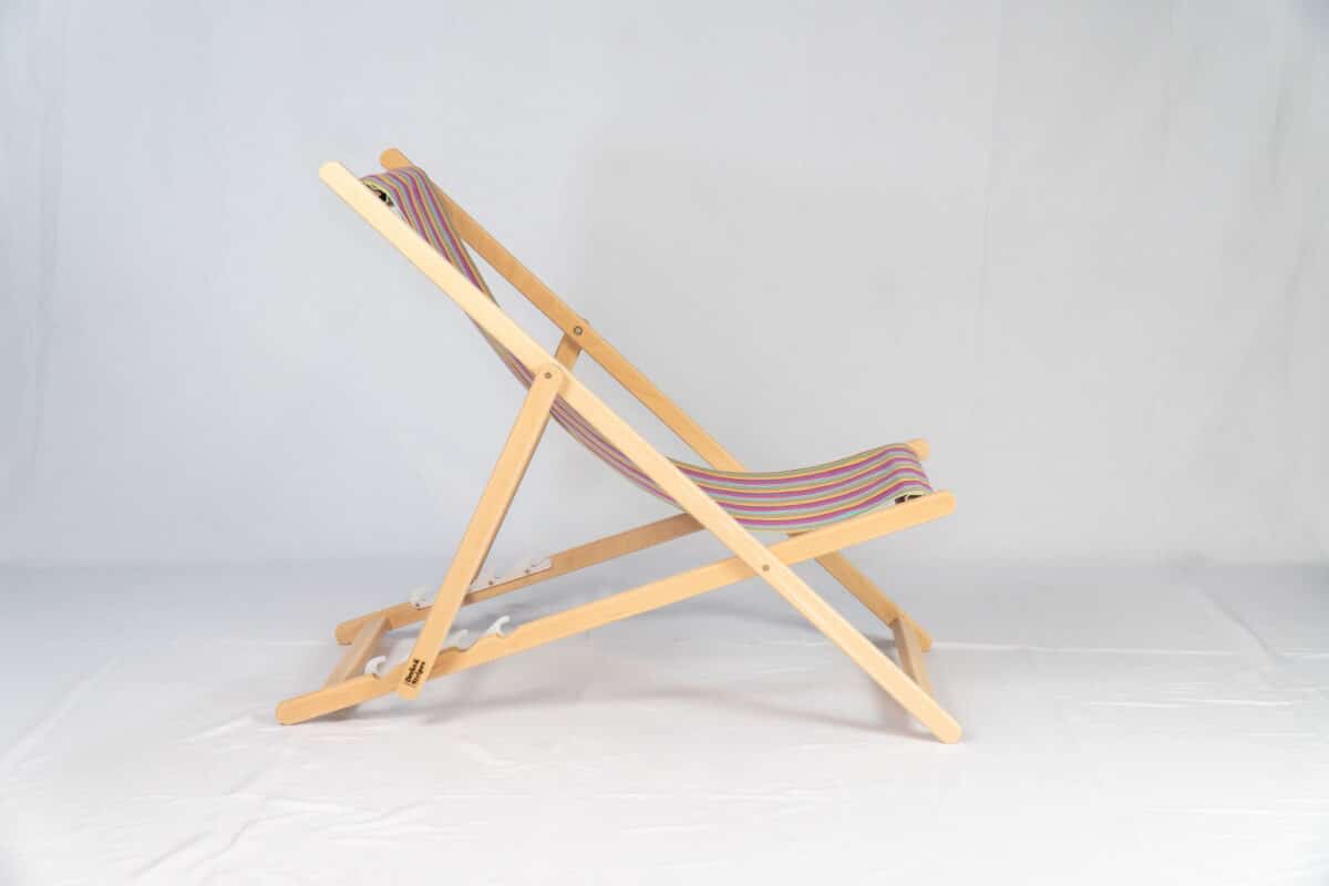 Karting Pink | Beechwood Deckchair - Image 2