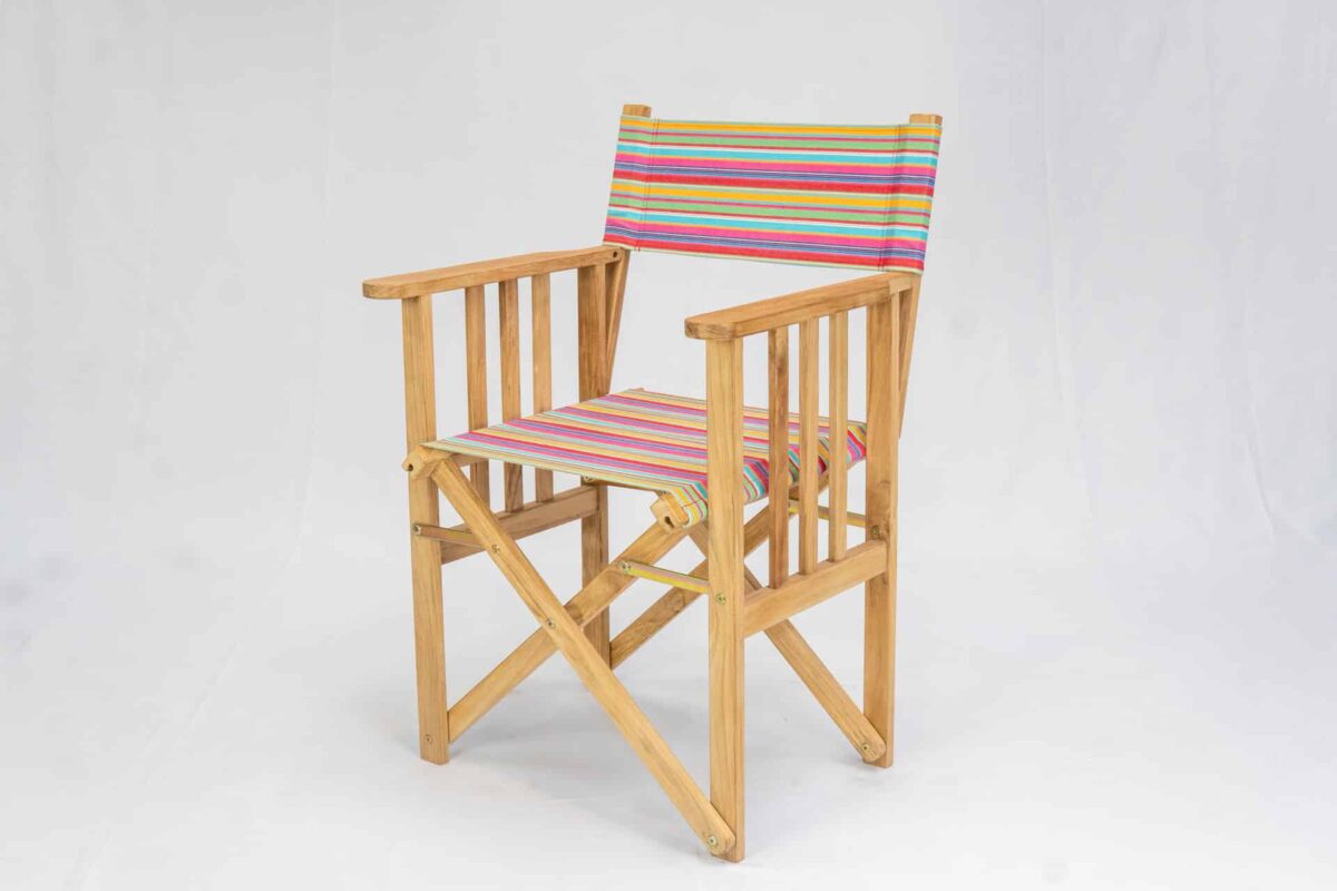 Karting Pink | Teak Director's Chair