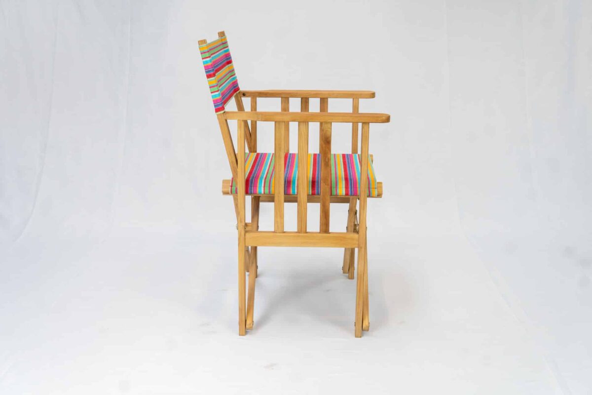 Karting Pink | Teak Director's Chair - Image 3