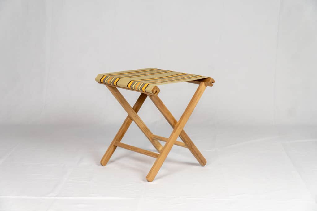 Kickball - Teak Event Stool