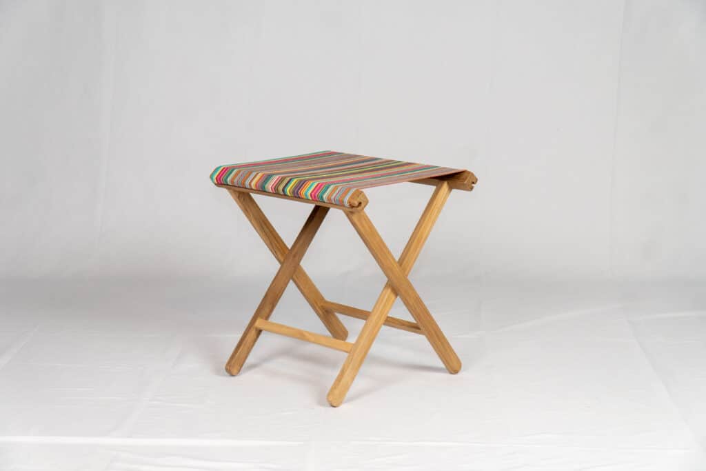Majong - Teak Event Stool