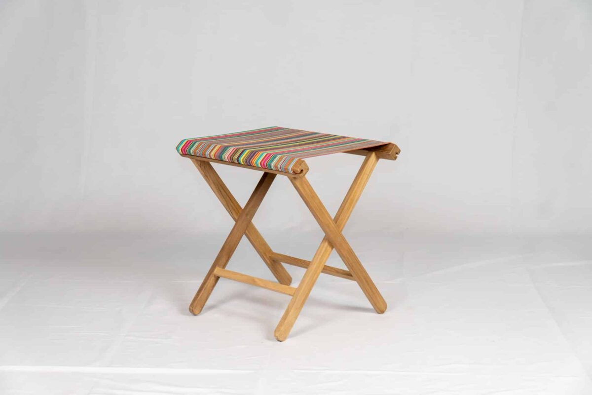 Majong - Teak Event Stool