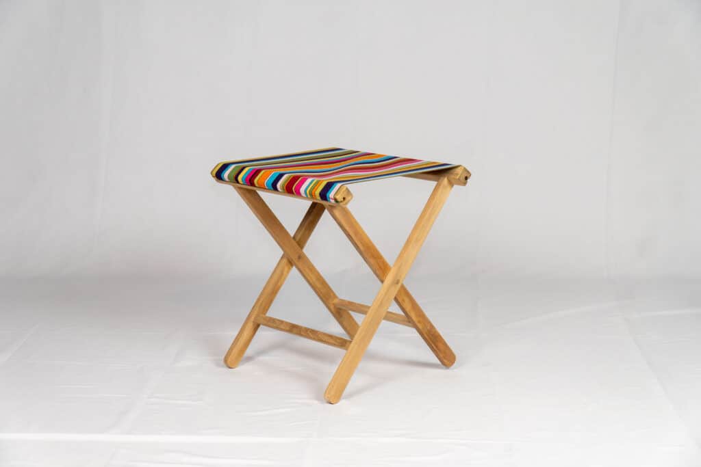 Paintballing - Teak Event Stool