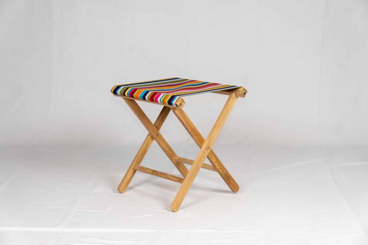 Paintballing - Teak Event Stool