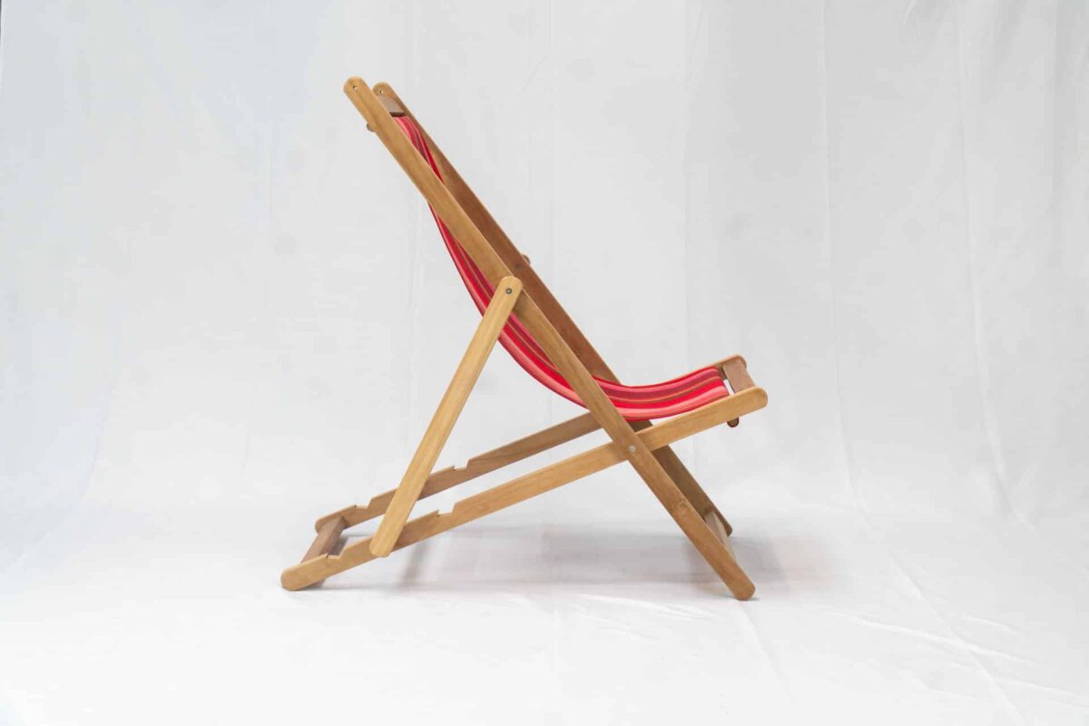 Ping Pong | Teak Deckchair - Image 3