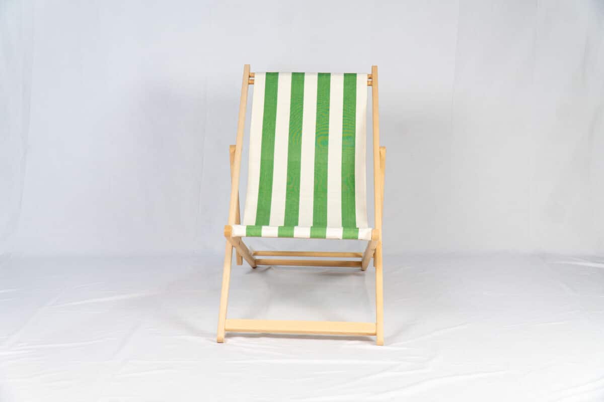 Pole Vault | Beechwood Deckchair - Image 2