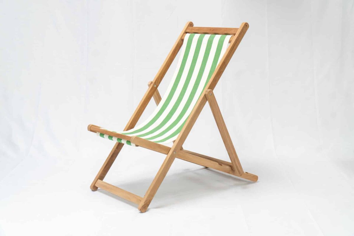 Pole Vault | Teak Deckchair