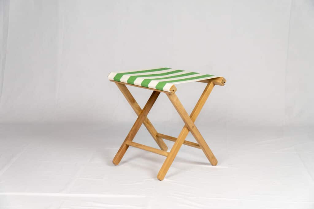 Pole Vault Teak Event Stool