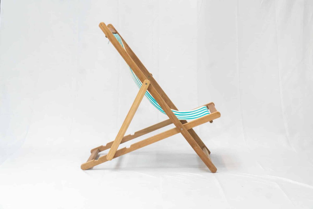 Surfing | Teak Deckchair - Image 3