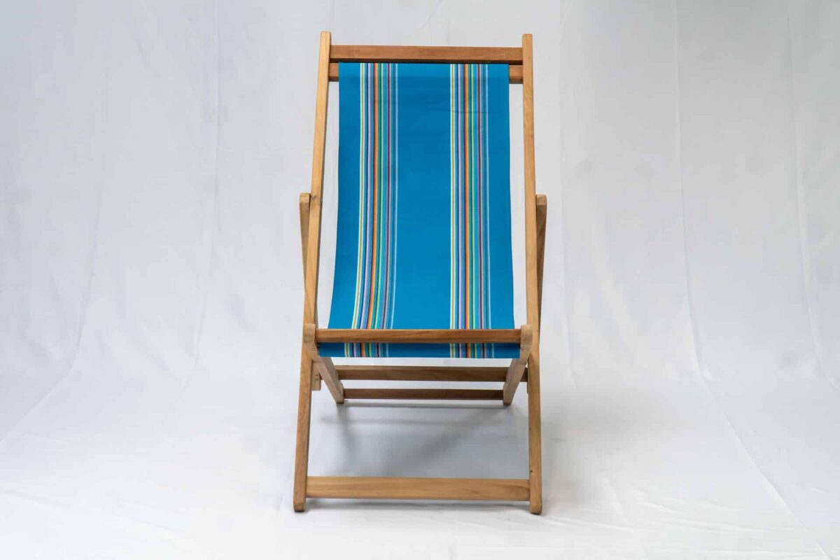 Swimming | Teak Deckchair - Image 2