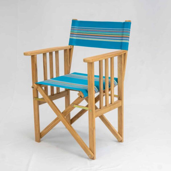 Swimming Teak Director`s Chair - Angle View