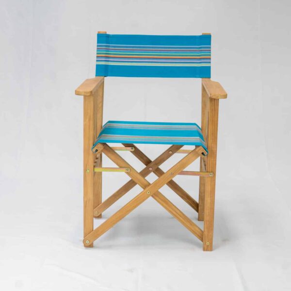 Swimming Teak Director`s Chair - Front View