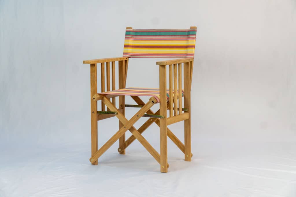 Waltzing Teak Director`s Chair - Angle View