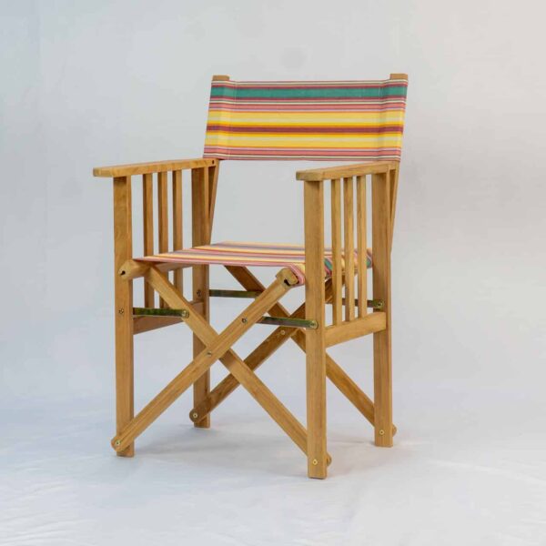 Waltzing Teak Director`s Chair - Angle View